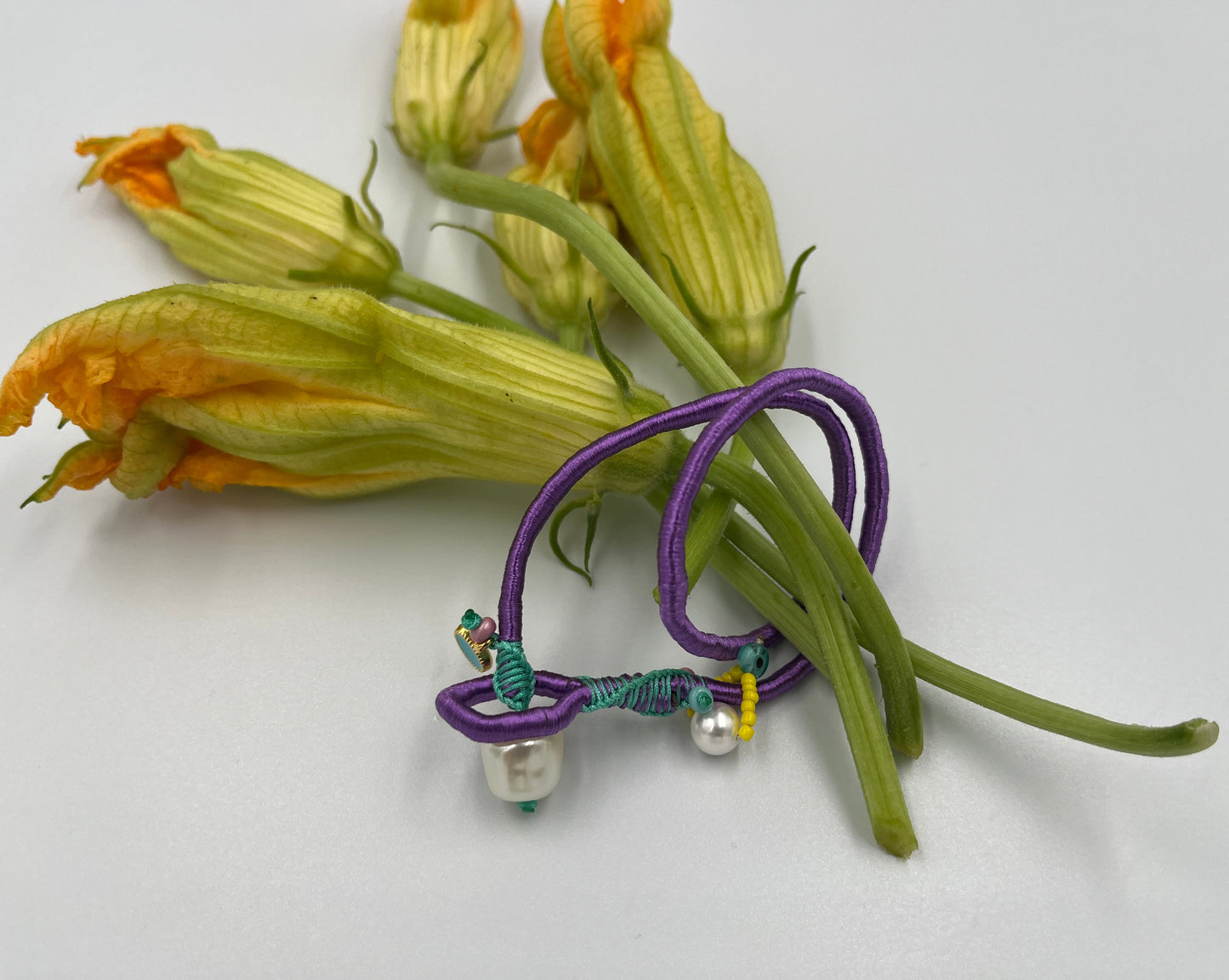 Βραχιόλι Boho Twist – Πολύχρωμο με Ματάκι & Πέρλα