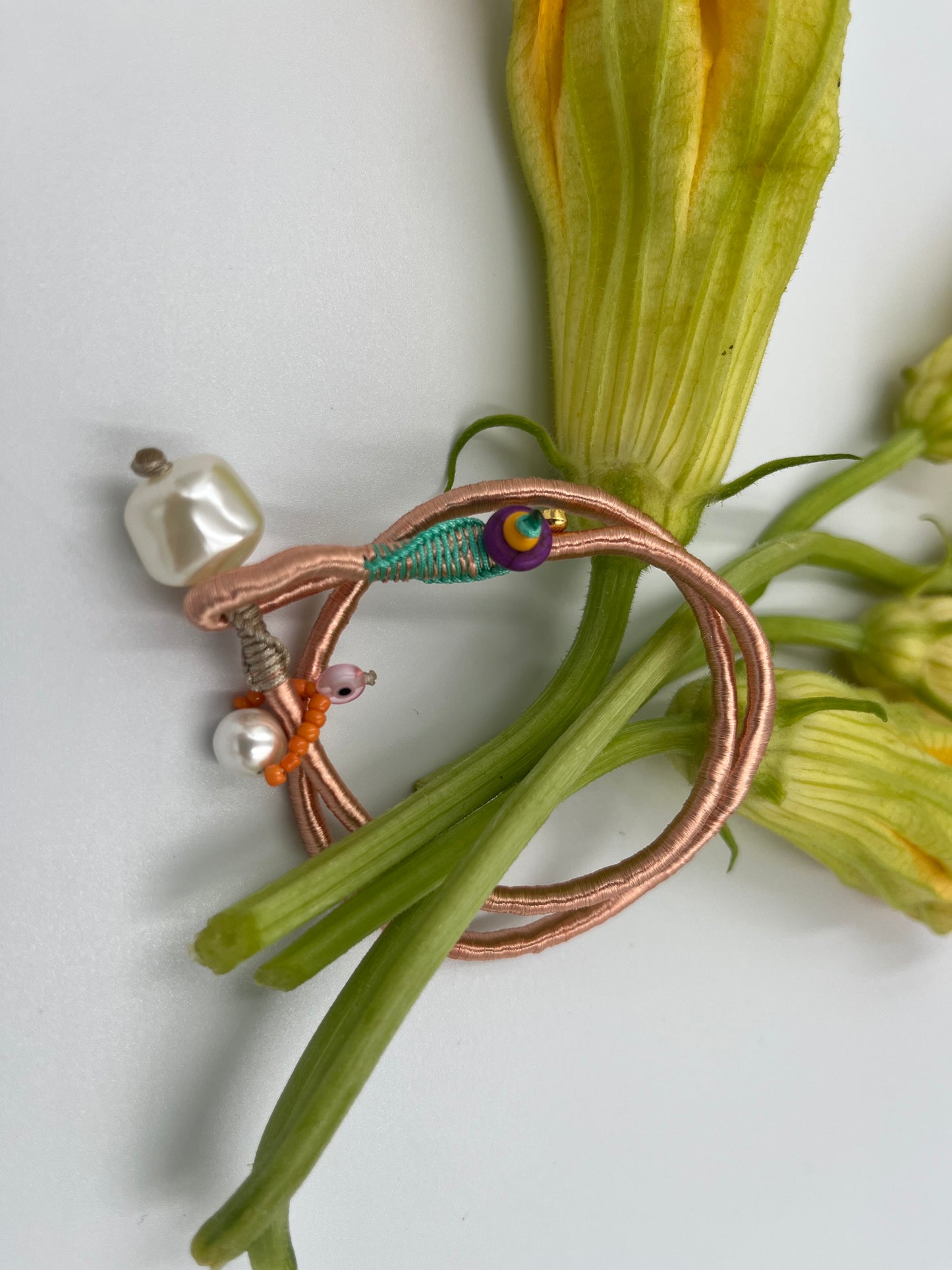 Βραχιόλι Boho Twist – Πολύχρωμο με Ματάκι & Πέρλα