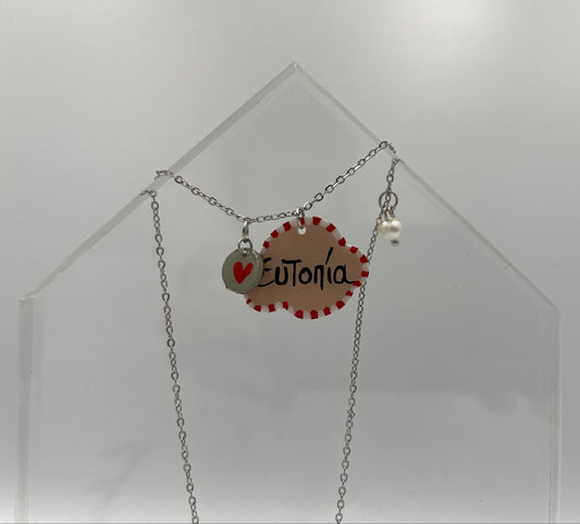 Ρομαντικό Κολιέ Αλυσίδα με Charms