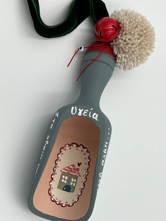 «Ζάχαρη και Αλάτι» – Χειροποίητη Ξύλινη Σεσούλα Ευχών 3 Χρώματα