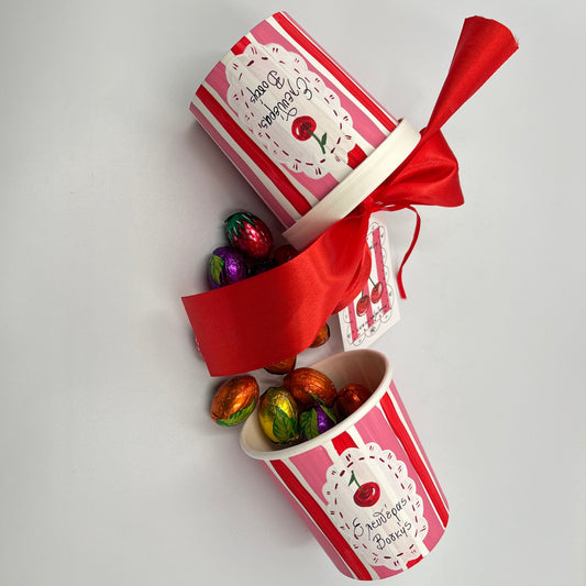 Κουτάκια Ζωγραφισμένα στο χέρι με Αυγουλάκια (Πραλίνες Γάλακτος) – Πασχαλινό Δώρο